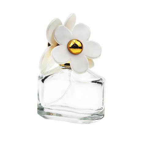 designer perfume flower on lid